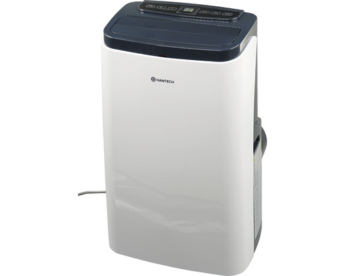 Hantech 12000 Tuya mobiele airconditioner met afzuigslang, wit/zwart, met afstandsbediening, geschikt voor ruimtes tot 35 m²/84 m³, lokale airconditioner