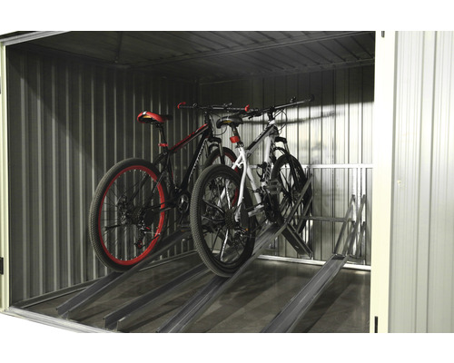 Fietsgarage, opbergbox WESTMANN incl. fietsstandaard 203 x 200 cm antraciet