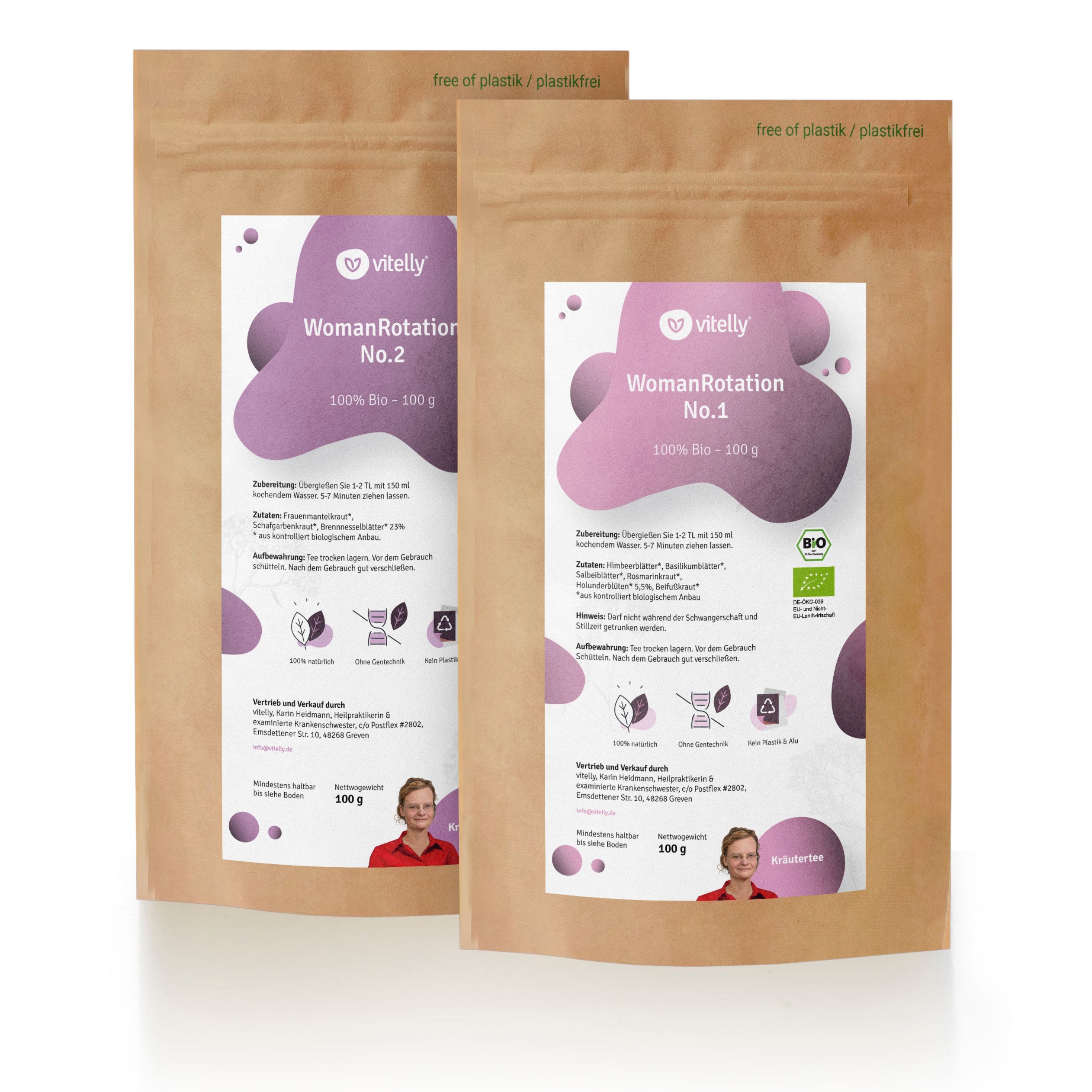 Bio Frauen Tee Set – Phase 1 & 2