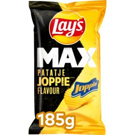 Lays Max patatje Joppie ribbel chips