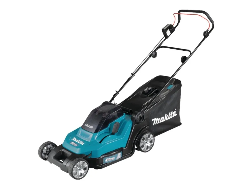 Makita DLM432PT2 - Græsslåmaskine - ledningfri - 18 V - 5 Ah - 2 batterier - 3600 opm - 43 cm - 17.5 kg