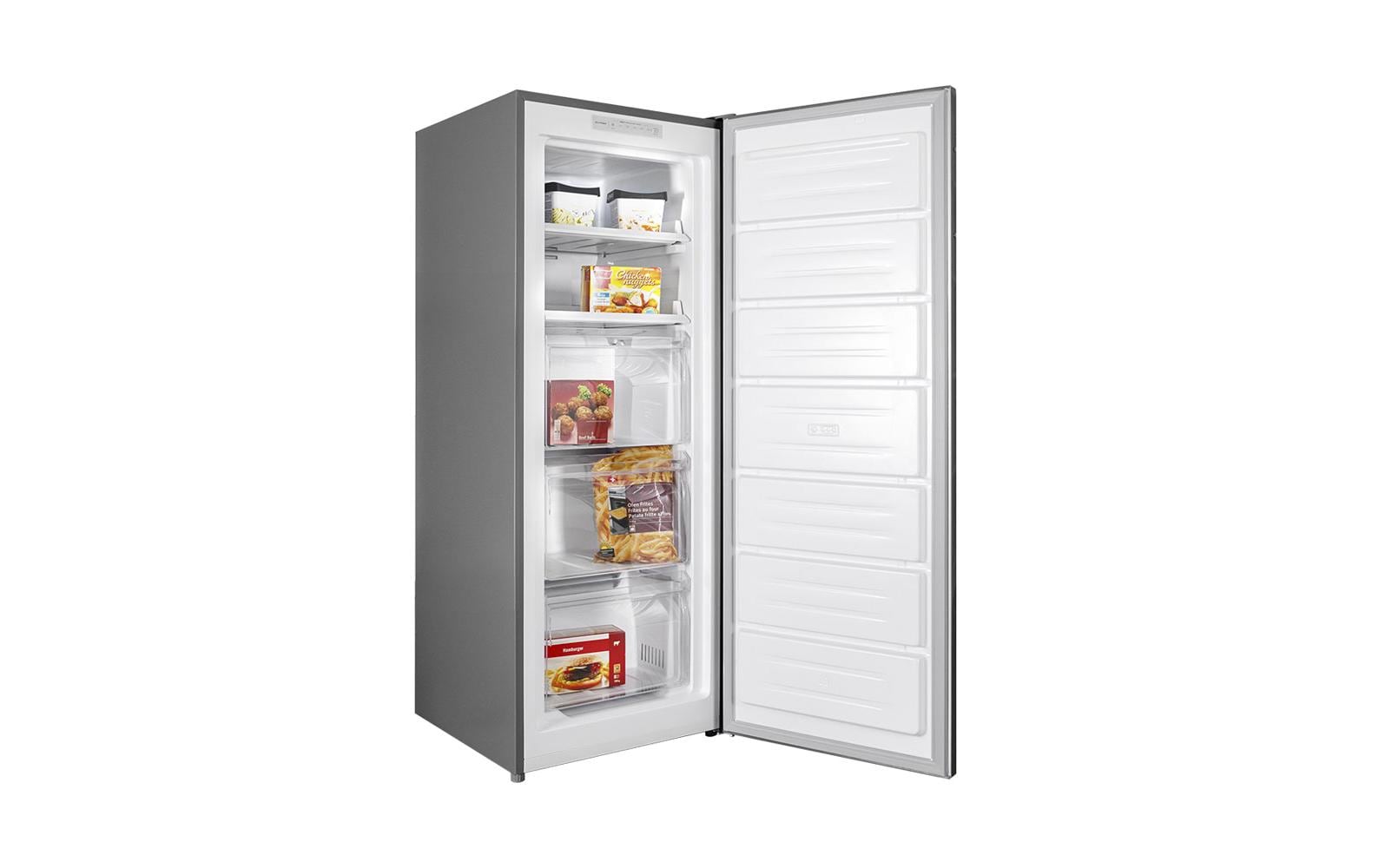 Gefrierschrank ECOT161 Silber<br>Freistehender Gefrierschrank