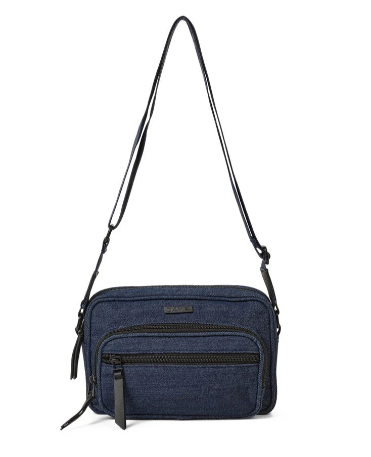 DAY ET  Jeansy Logo Band crossbodytaske - Navy Blazer