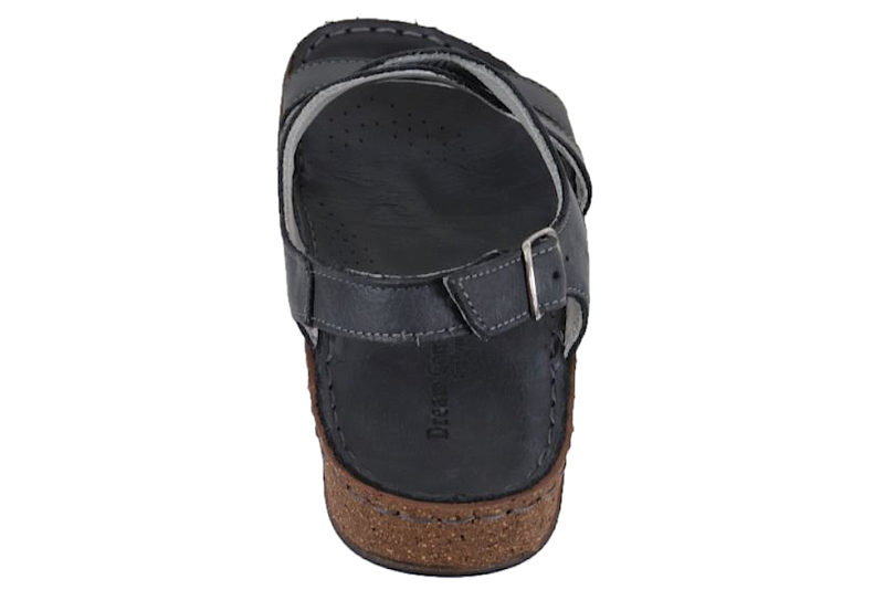COPENHAGEN SHOES SANDAL I SORT GLATSKIND