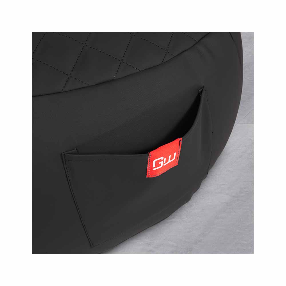 Gaming Sitzsack Alpha Hurricane - Kunstleder (Schwarz)