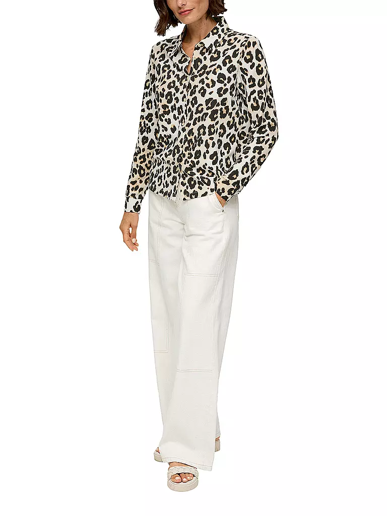 S.OLIVER Bluse  weiss