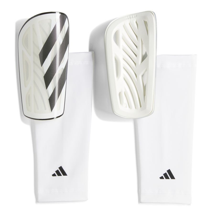 adidas Protège-Tibias Tiro League - Blanc/Noir/Argenté