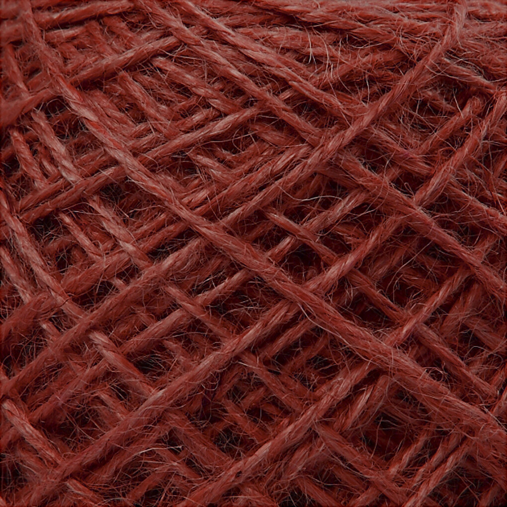 Natursnor - Tykkelse 1-2 MM - Hamp - Rød - 150 M