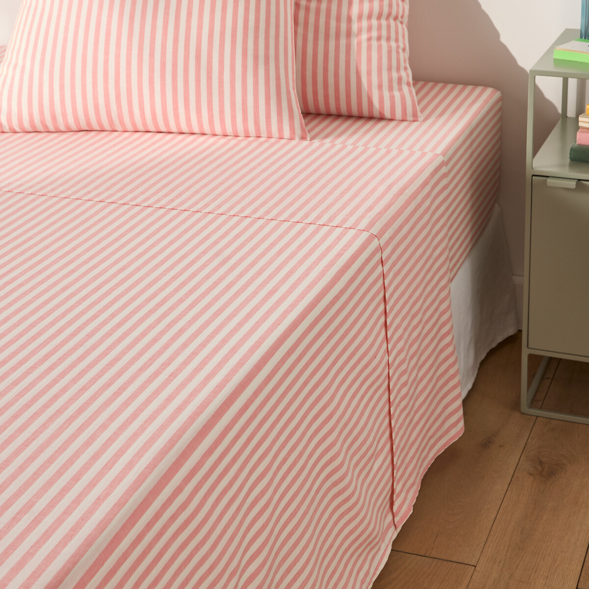 LA REDOUTE INTERIEURS<br>Lençol de algodão, coral Soizic
