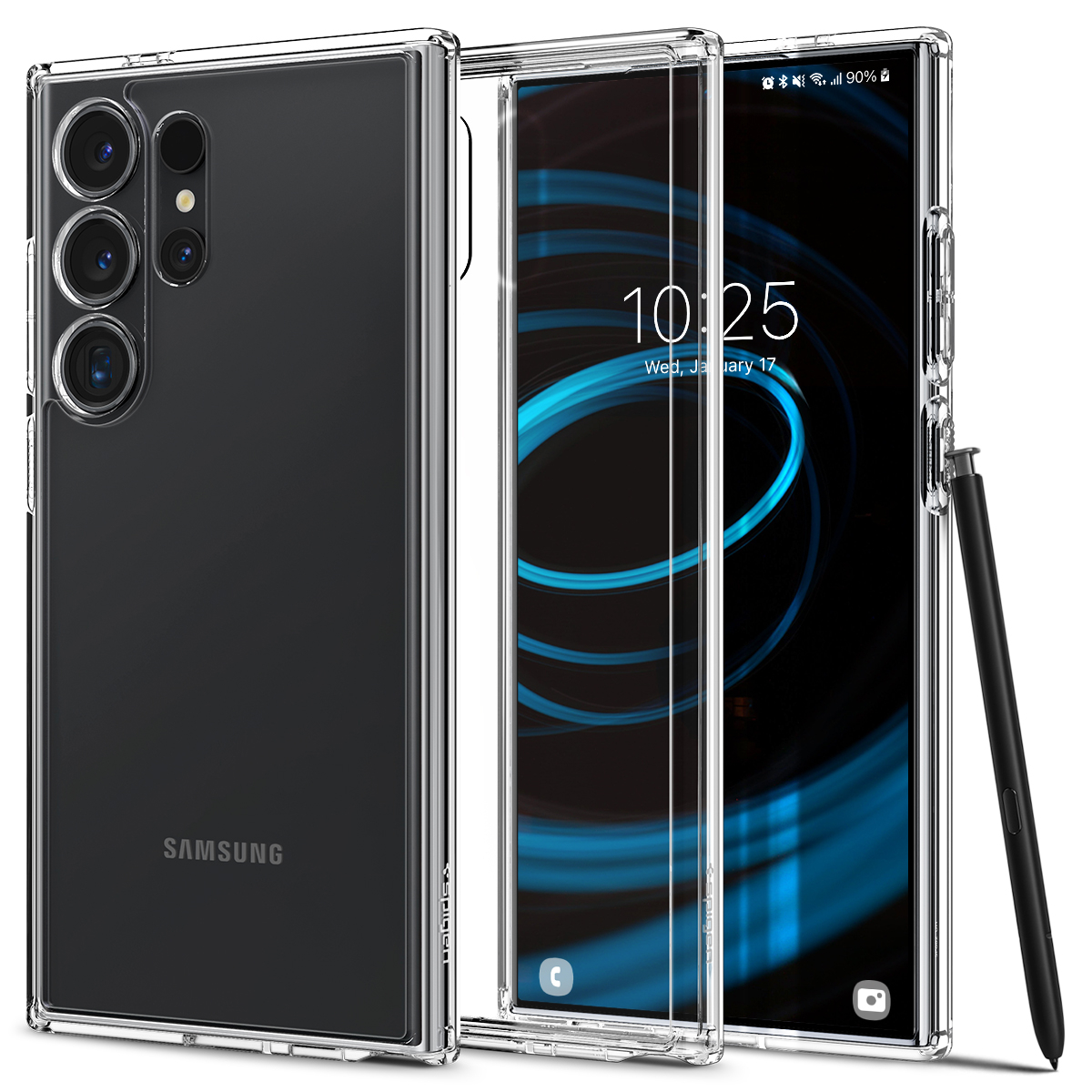 Samsung Galaxy S24 Ultra Hybrid Case Hülle (ACS07292) - Transparent