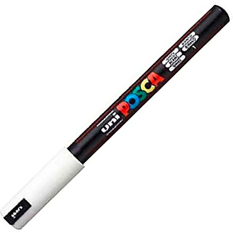 Marqueur Posca pointe conique 0,7 mm blanc