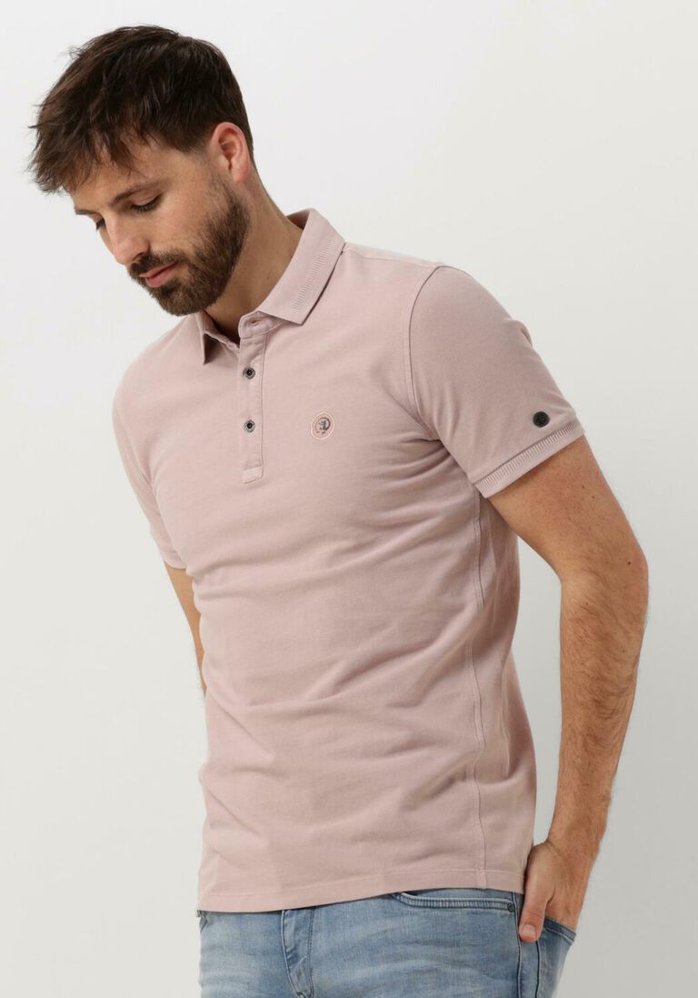CAST IRON paarse cast iron polo short sleeve polo cotton gd pique