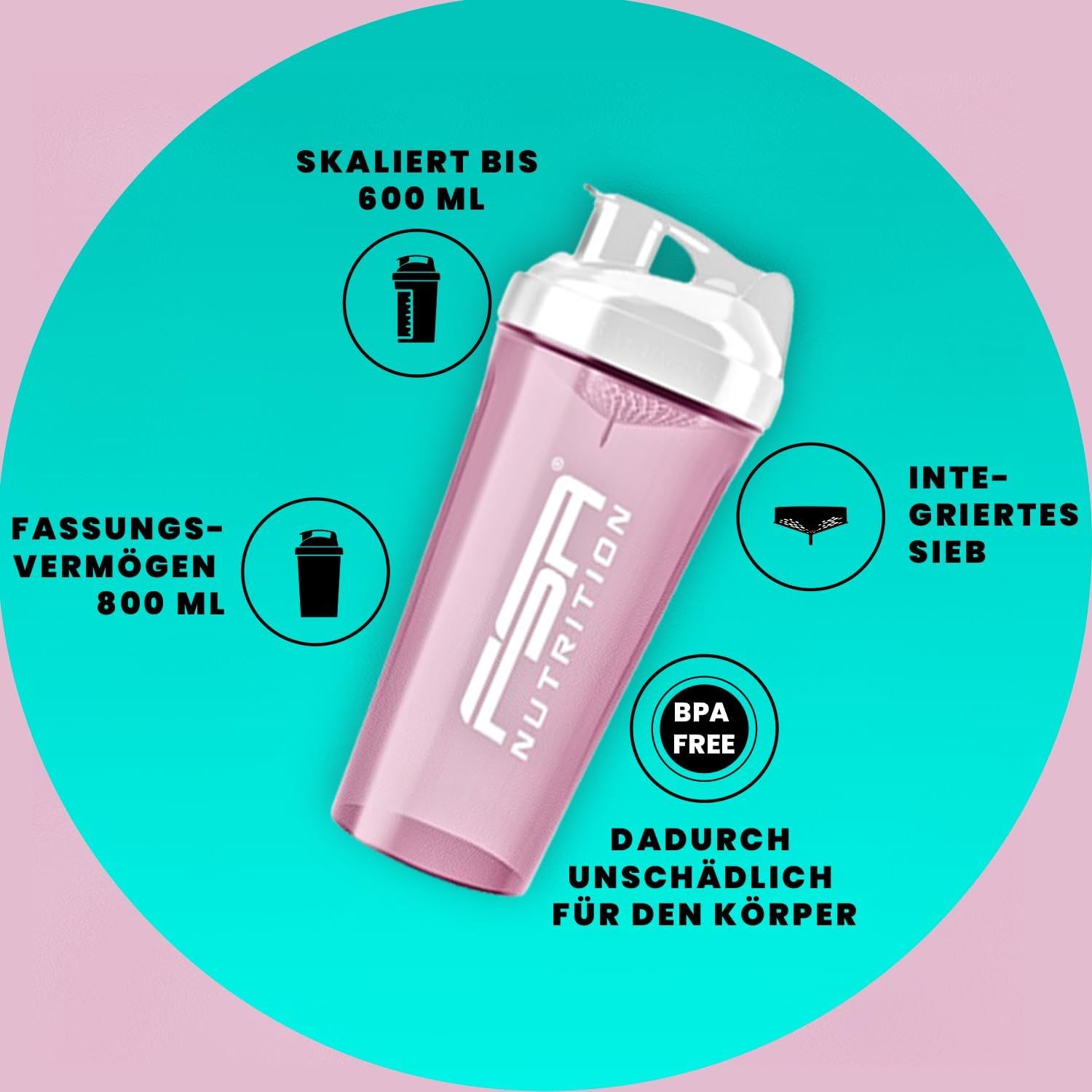 FSA NUTRITION Premium Protein Shaker