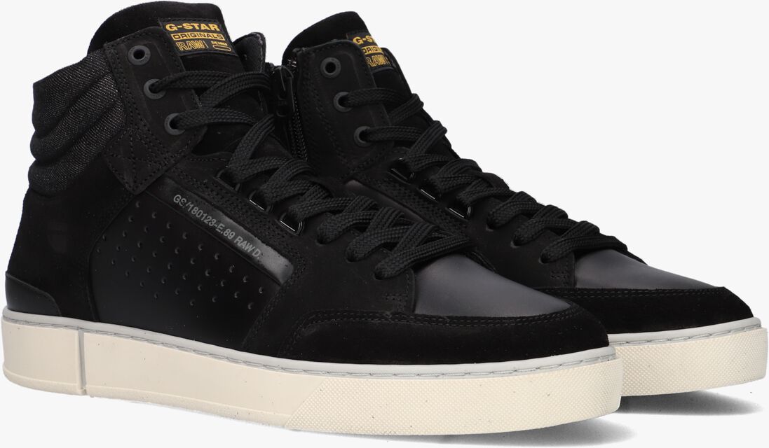 G-STAR RAW zwarte g-star raw hoge sneaker ravond ii mid lea m