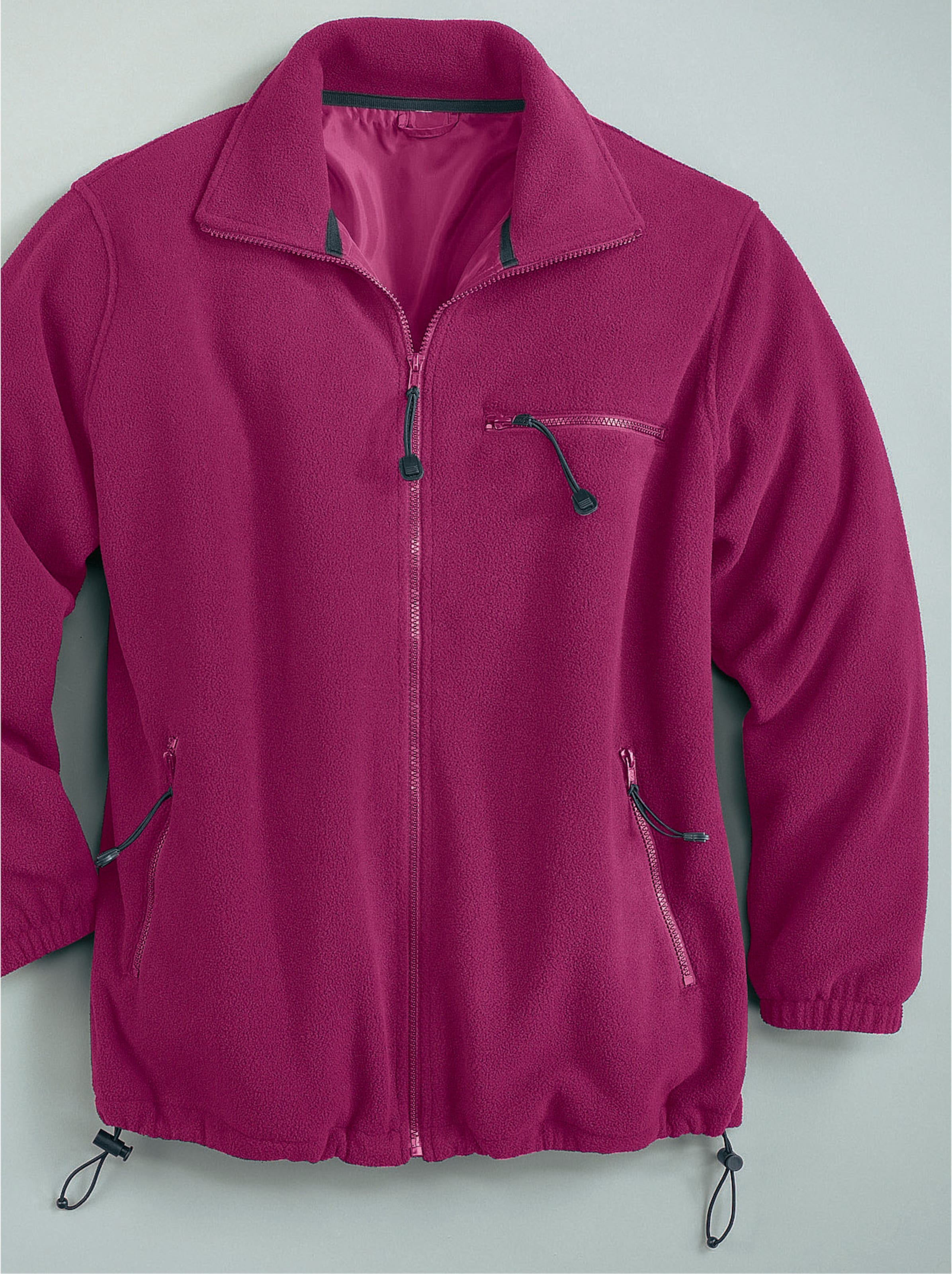 Fleecejacke in fuchsia