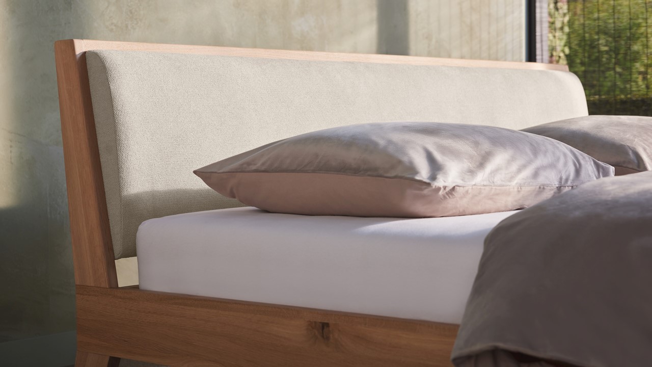 Bed Skogar bloq beige