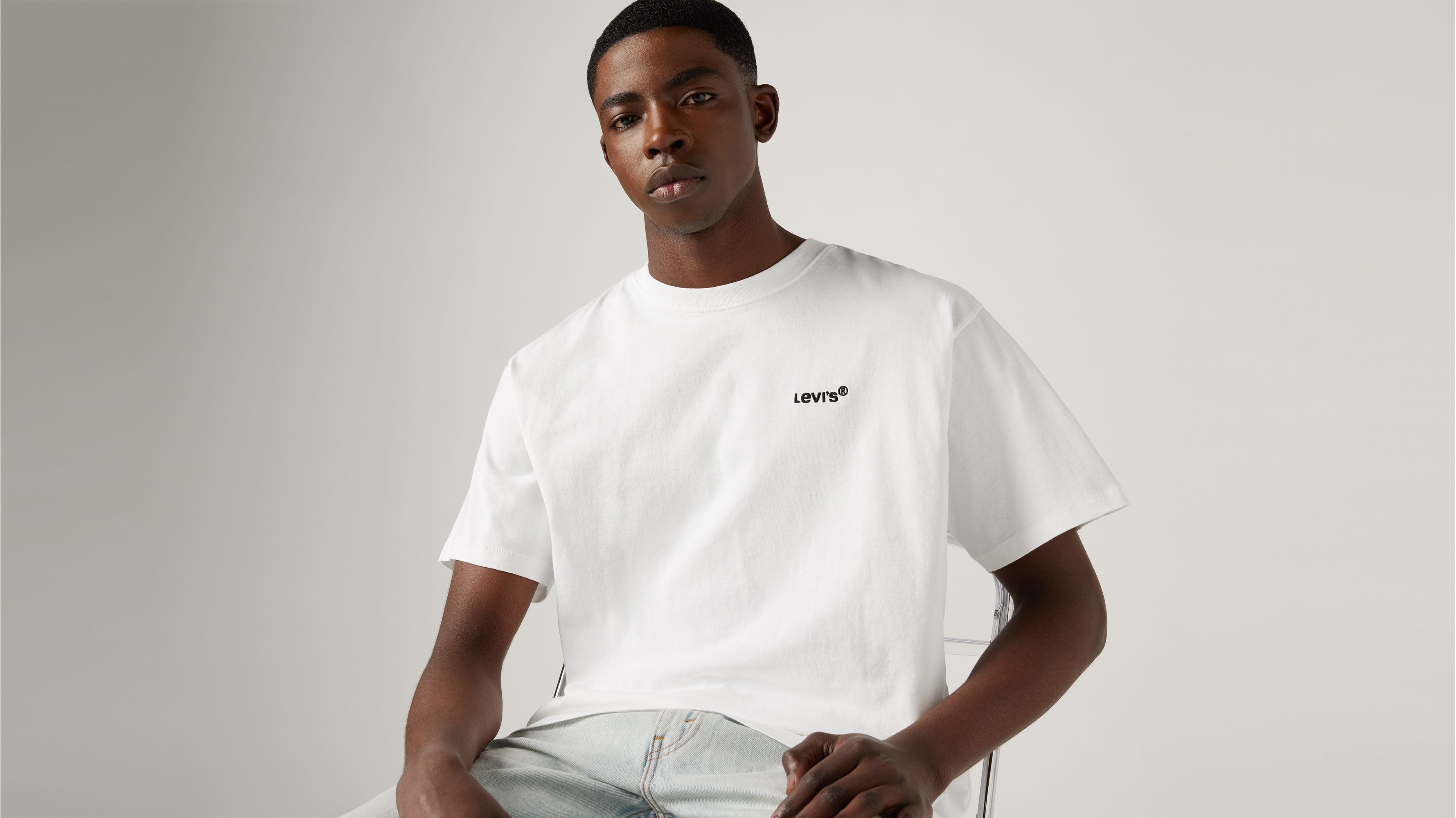 T-shirt vintage Levi's® Red Tab™ - White - Blanc