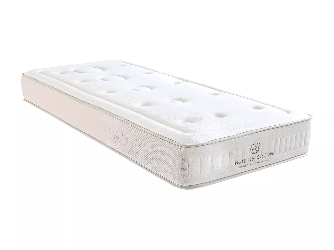 NUIT DE COTON | Matelas PRELUDE 2.0 60x120 cm | Latex 100% Naturel