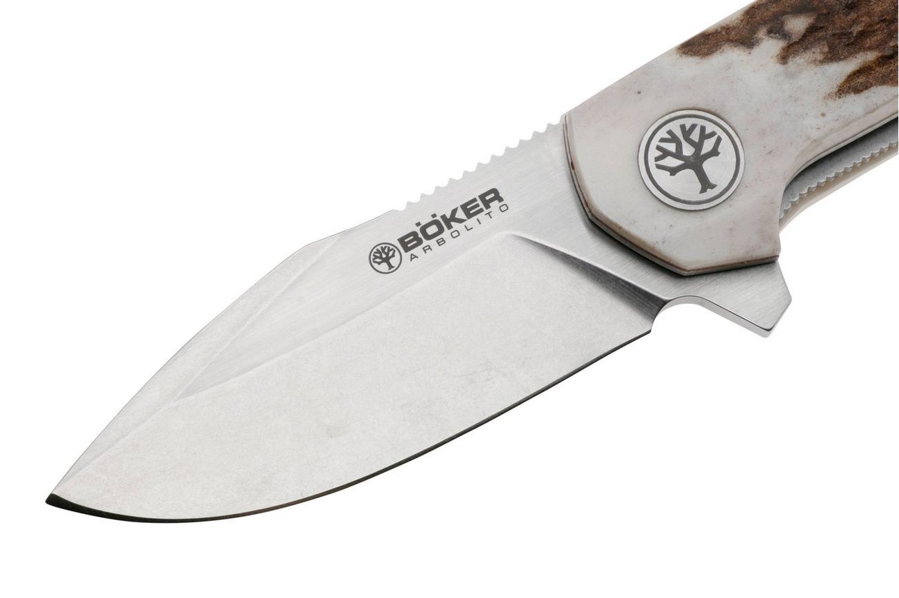 Böker Arbolito Heroína Stag 01BA3710H, zakmes