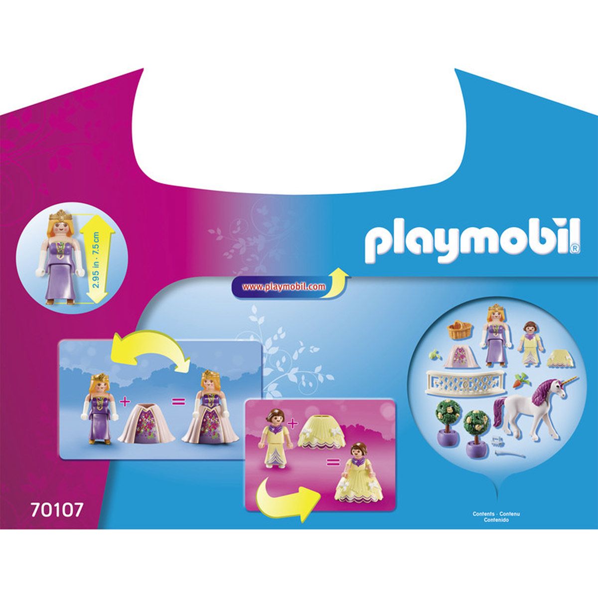 Valisette princesses licorne Playmobil Princess 70107