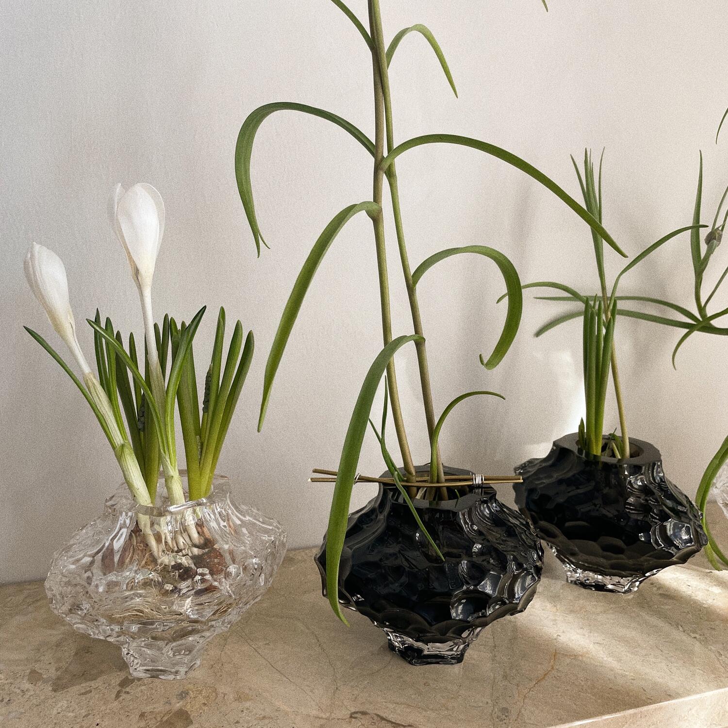 Hein Studio  Canyon vase, lille - klar