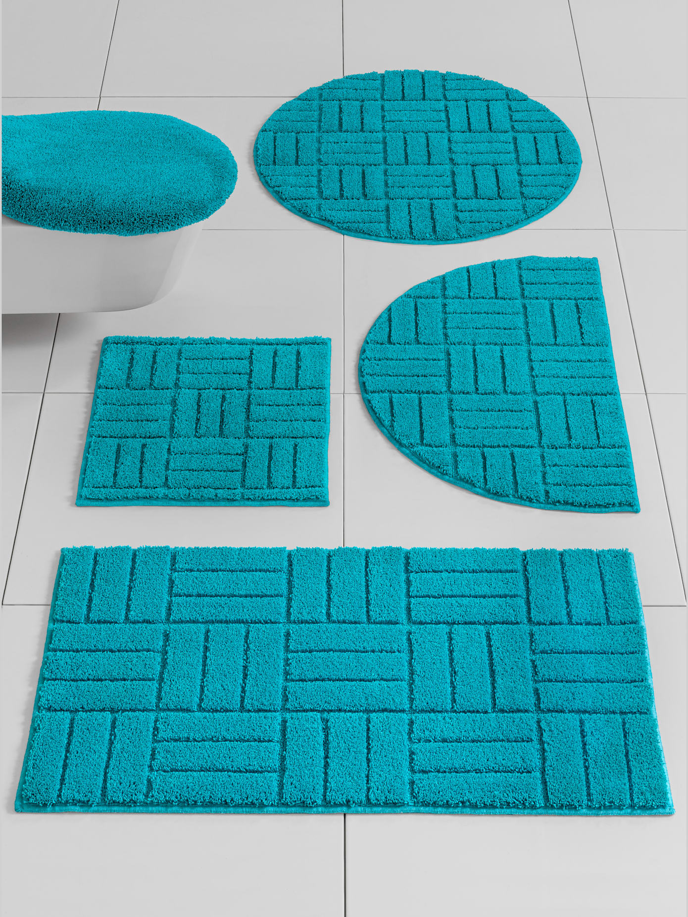Tapis de bain polyester facile à entretenir