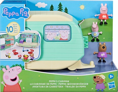 Peppa Gris Campingvogn Lekesett med Figurer