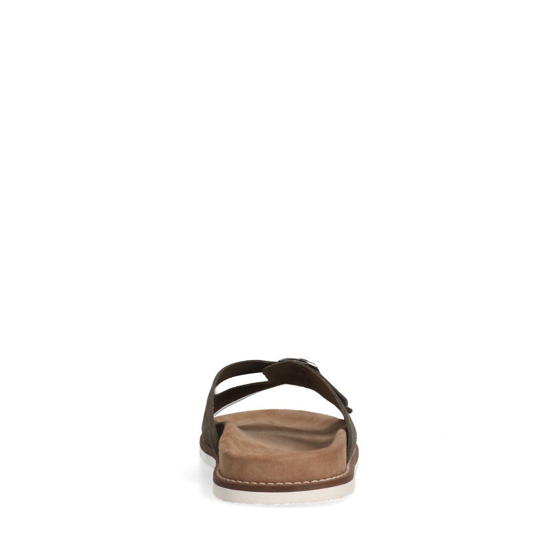 Groene suède slippers