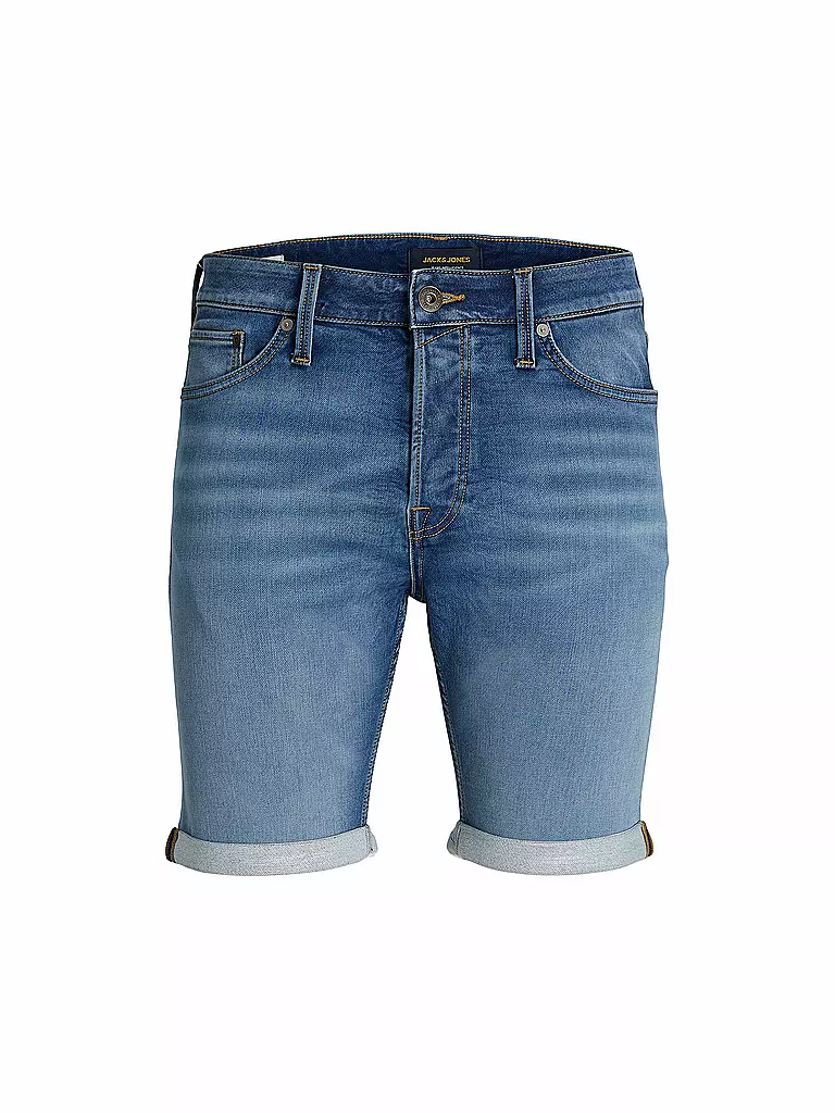 JACK & JONES Jeansshorts JJIRICK JJICON blau