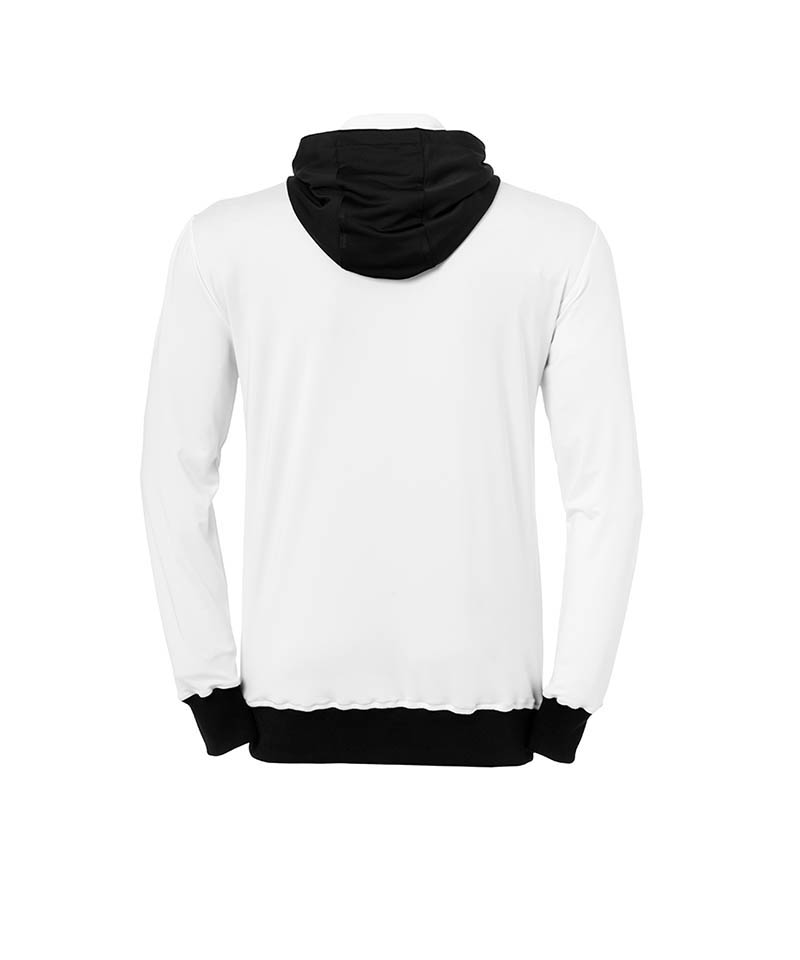 uhlsport Goal Tec Kapuzenjacke Weiss Schwarz F02