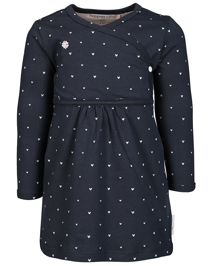 Langarm-Kleid NEVADA – HEARTS in navy
