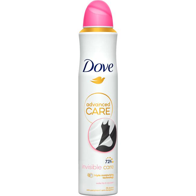 Dove Invisible Care Semi-Compressed Deodorant 200ML