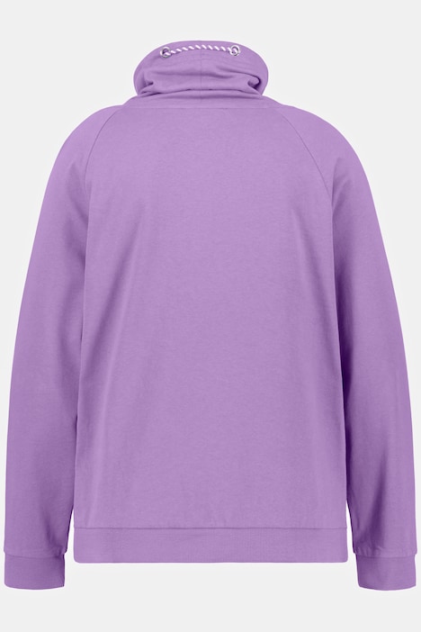 Bellieva-Sweatshirt, elastische Seitennähte, Langarm