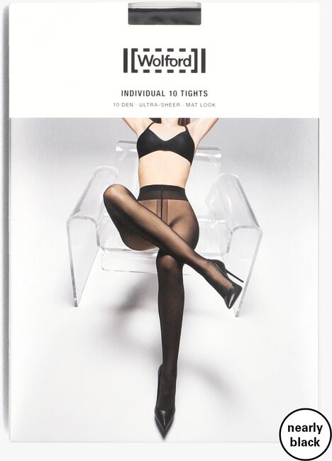 zwarte wolford panty's individual 10 tights