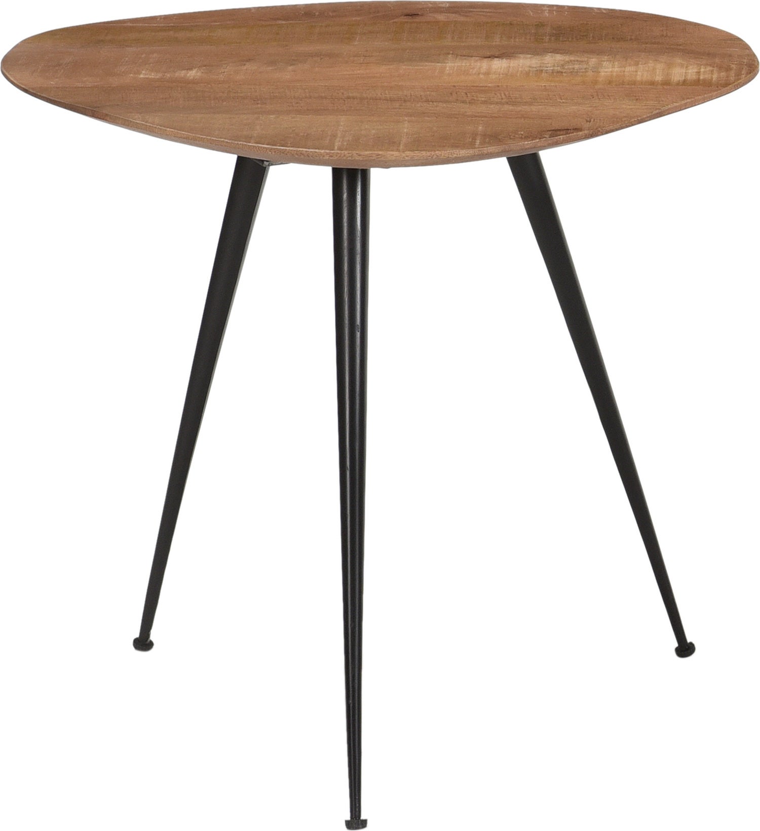 Brix bijzettafel Loua naturel / zwart 50 x 50 x 44 cm