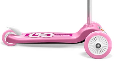 Stamp Skids Control Styre 3-hjuls Sparkesykkel, Rosa