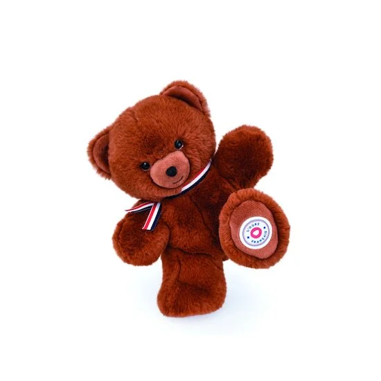 Ours en Peluche Articulé Français   Marron        25 cm   de               L'ours français