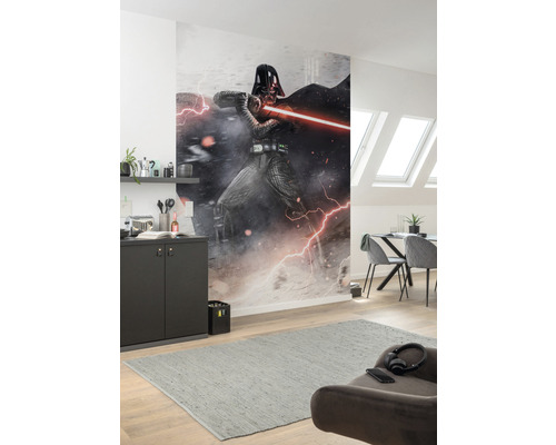 Vliesbehang IADX4-025 Into Adventure Star Wars Vader Dark Forces 4-delige set 200 x 280 cm