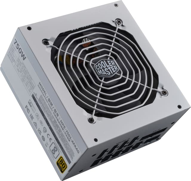 Cooler Master MWE Gold V2 ATX 3.1 White 750W strømforsyning