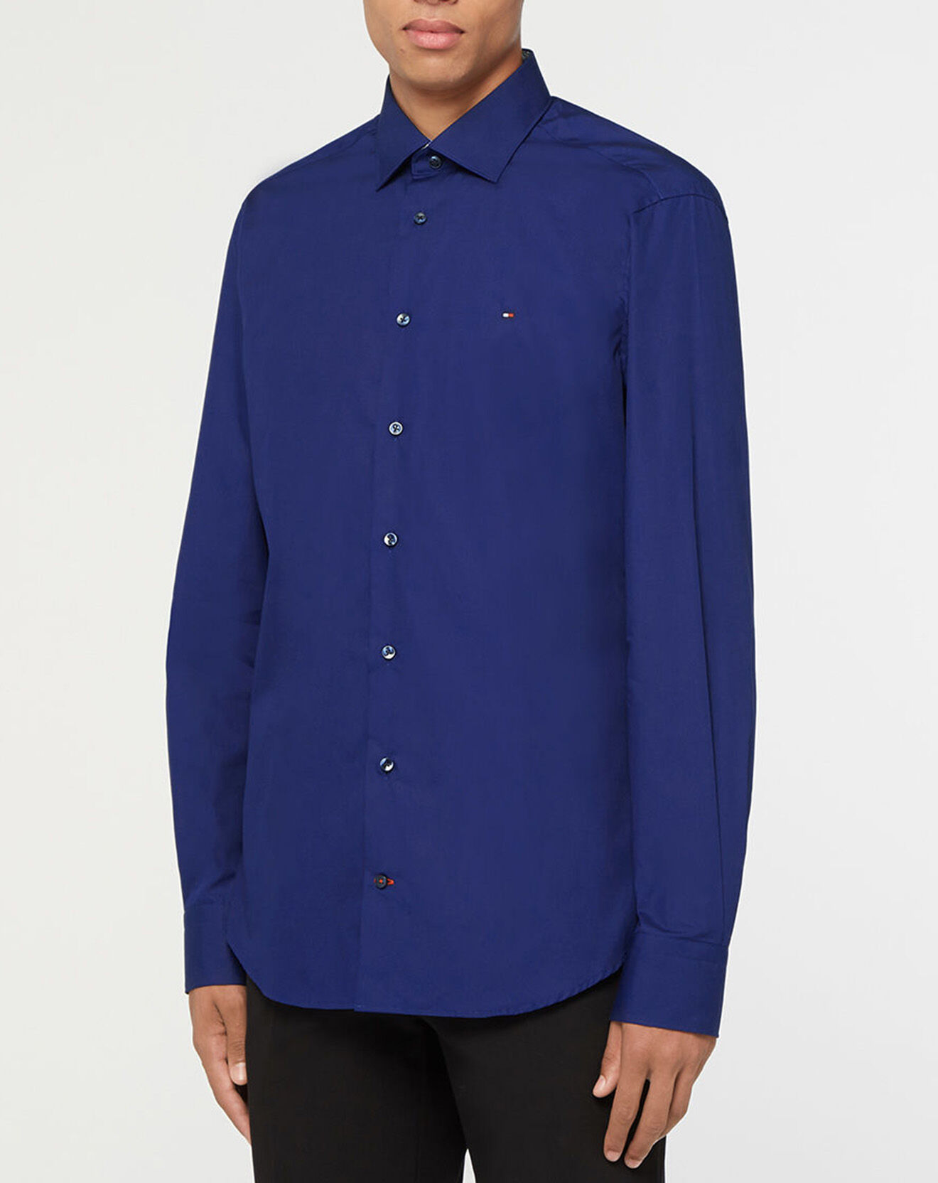Tommy Hilfiger Chemise Regular Pop bleu marine
