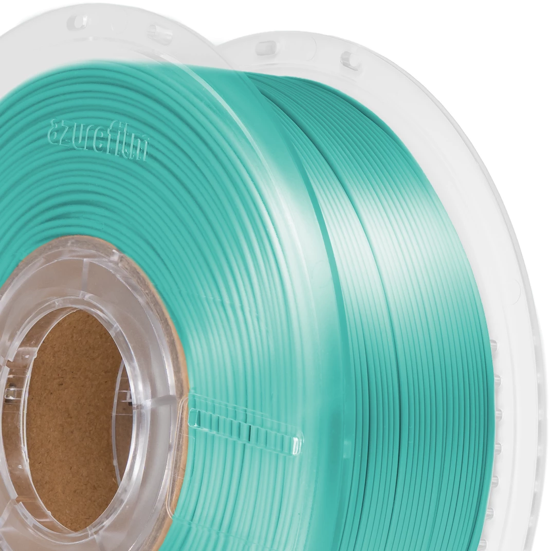 AzureFilm  PLA Silk Turquoise Blue, 1,75 mm / 1000 g    PLA-Material mit seidigem Finish