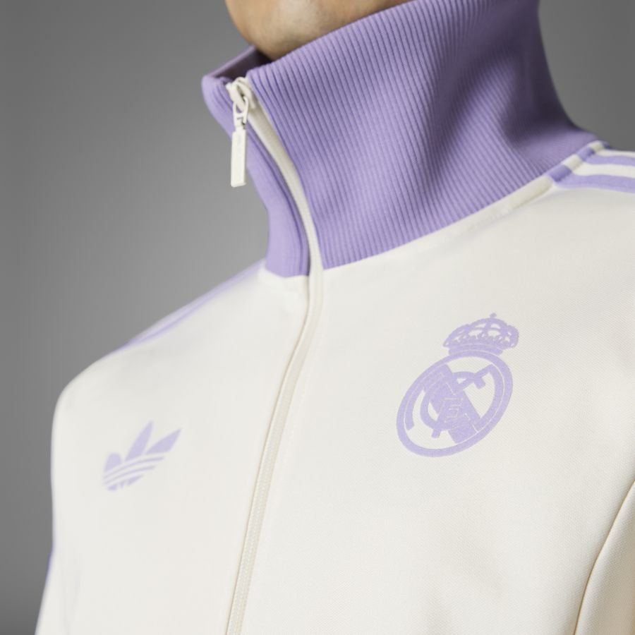 Real Madrid Haut d'Entraînement OG Beckenbauer - Blanc/Magic Lilac