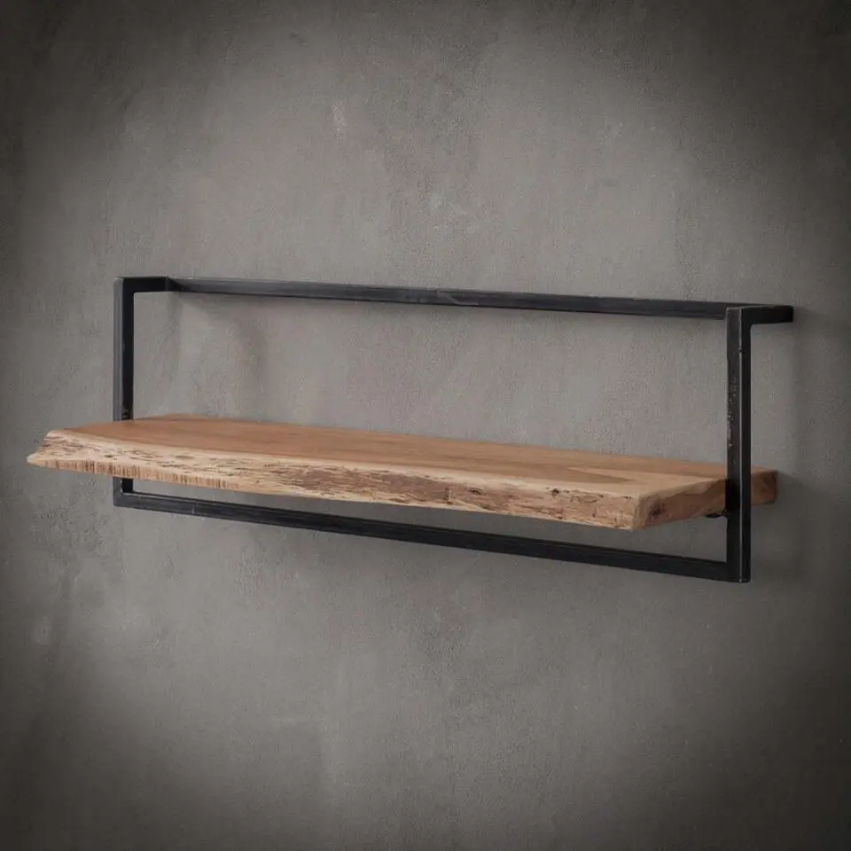 Wandrek Acaciahout Naturel - 100x25x30cm - Edge