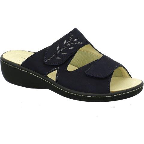 Nubuk/Metalin/Licra (3202.3/Wechselfussbett 9909) /1442 navy/anthrazit
