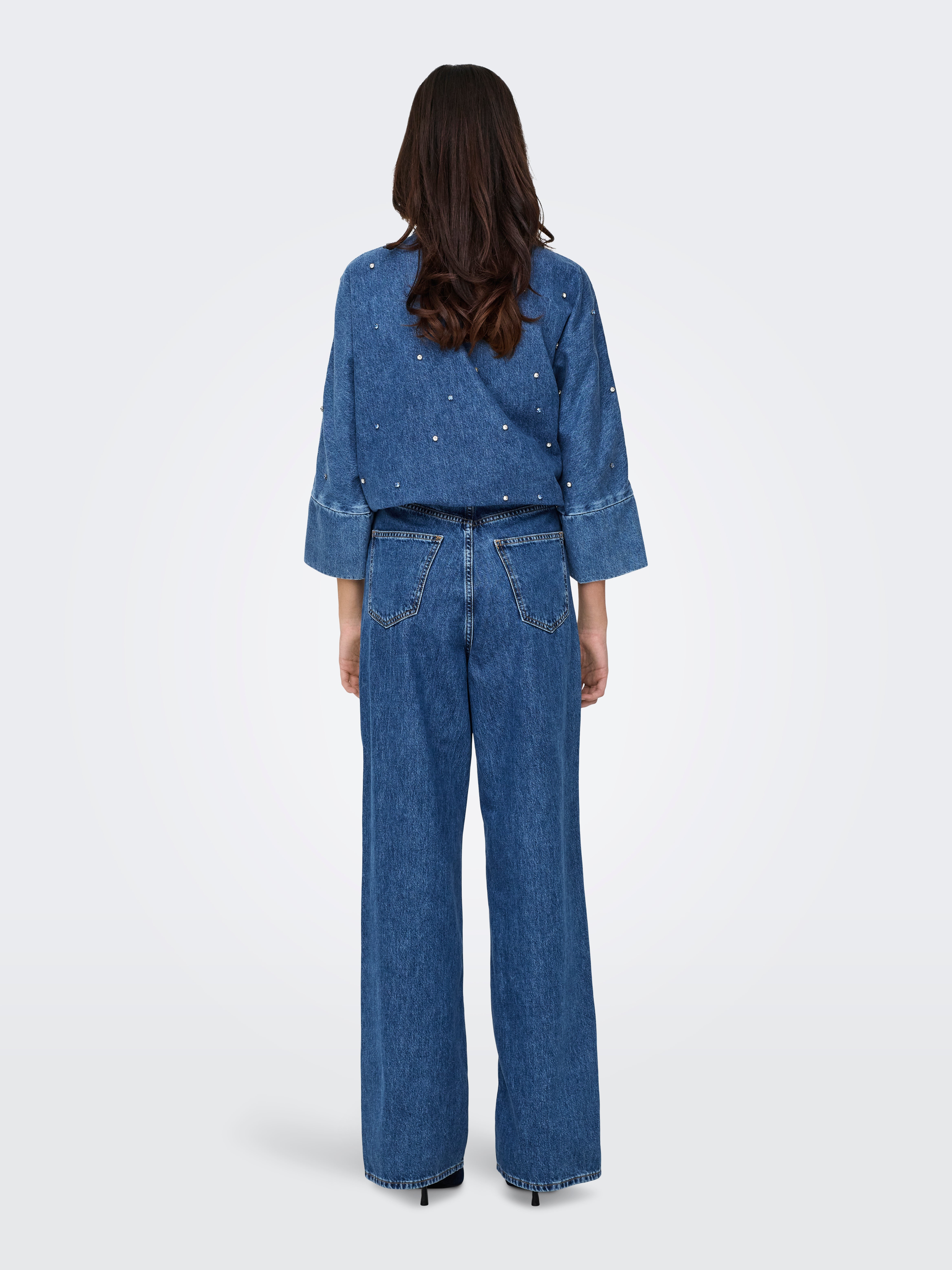 ONLHOPE Weiter Beinschnitt Jeans Medium Blue Denim
