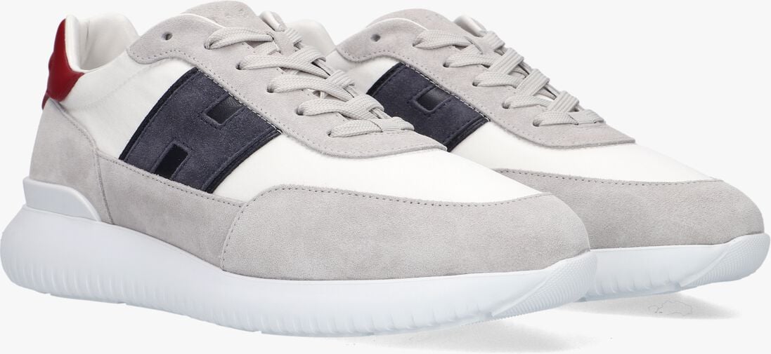 witte hogan lage sneakers h709 allacciato h bando