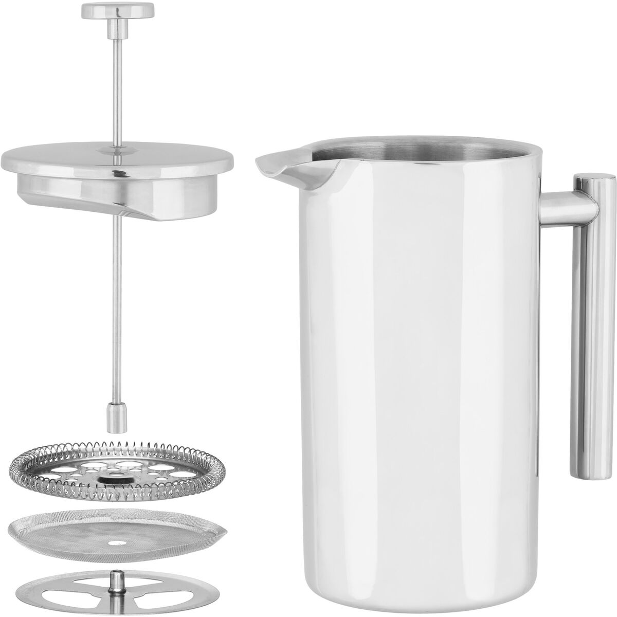 Gastro presskanne 1 liter, rustfritt stål