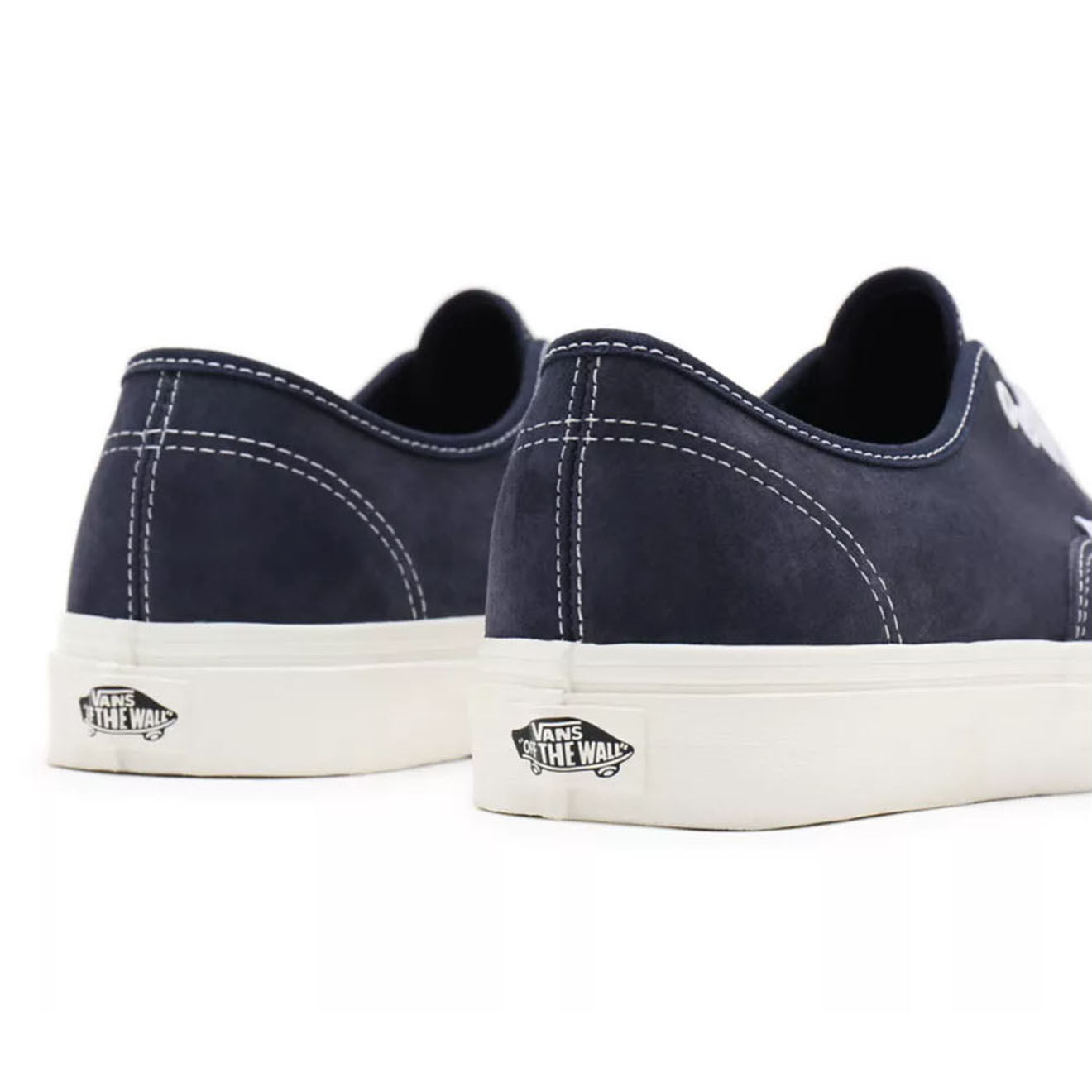 Vans Sneakers en Velours de Cuir Authentic bleu marine