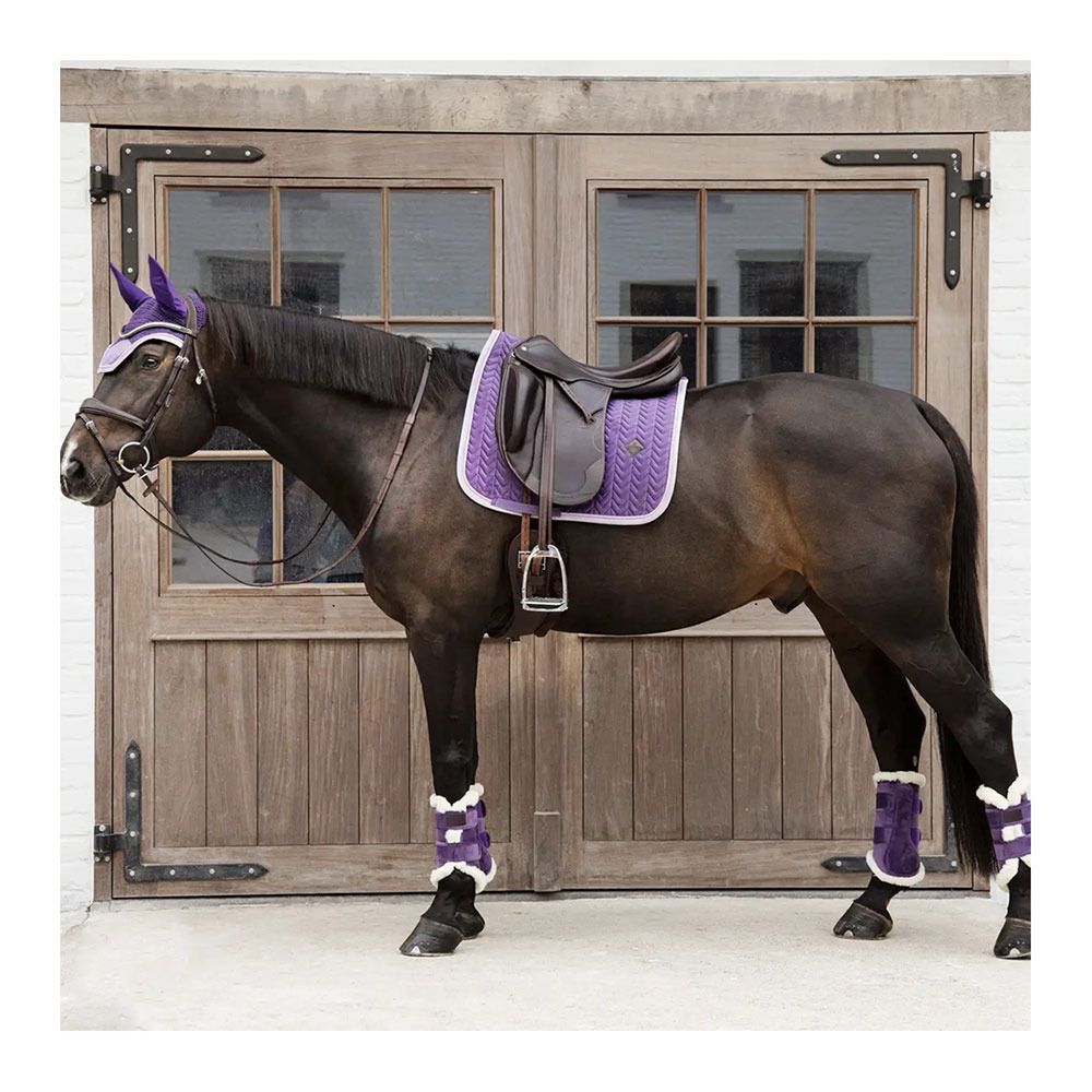 Kentucky VELVET CONTRAST - Guêtres fermés royal purple