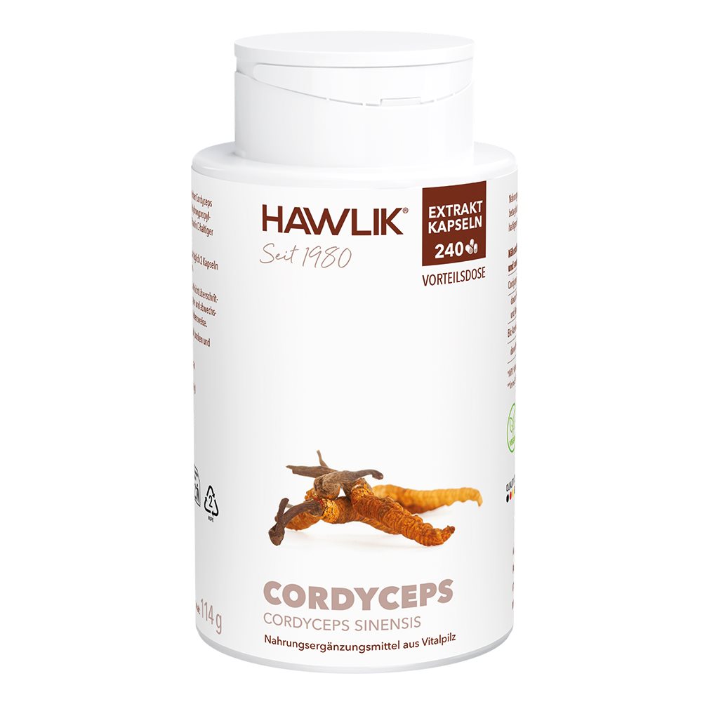 HAWLIK Cordyceps Extrakt<br>240 Stück, Kapsel